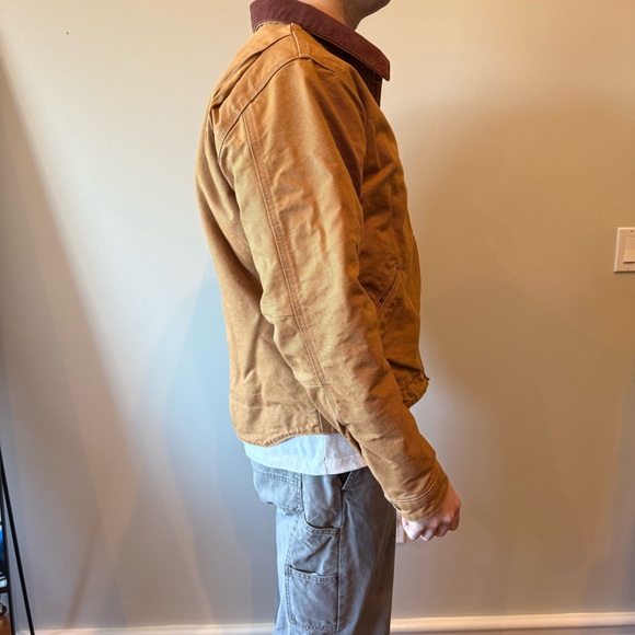 Carhartt Duck Lined Detroit Jacket Size LARGE - Picture 3 of 9